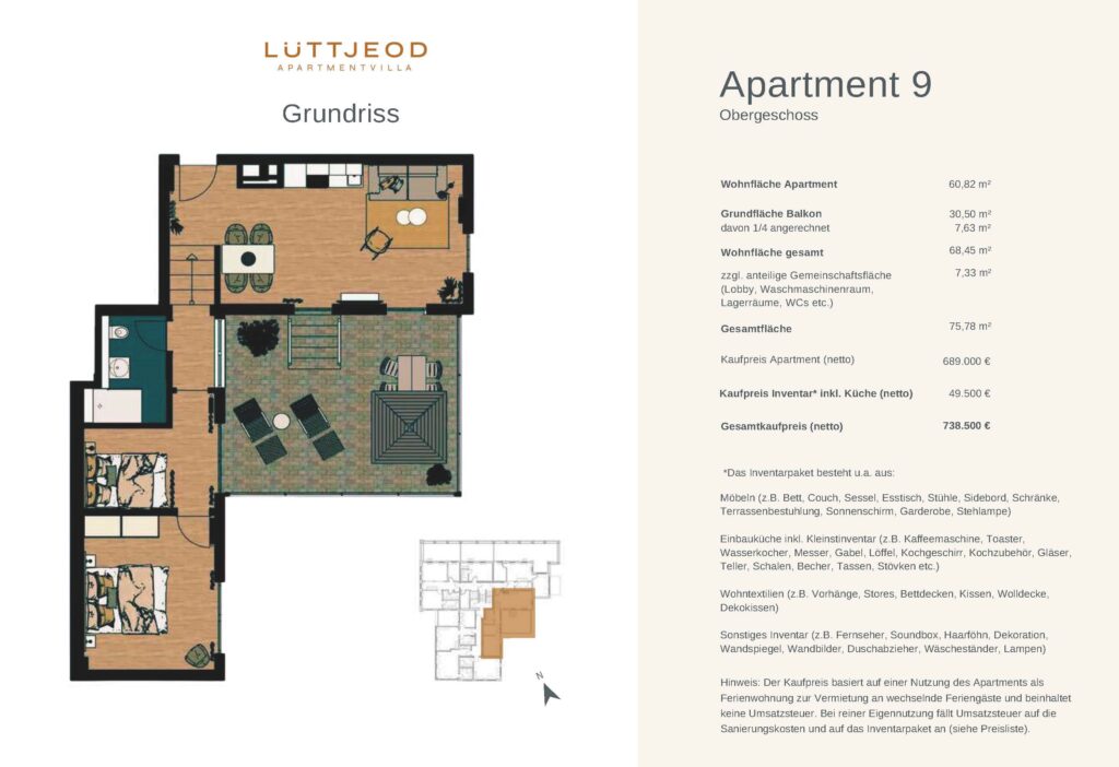 Apartment_09_Lüttjeod Preis+Grundriss