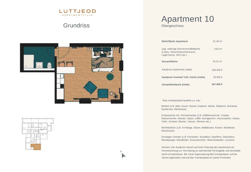 Apartment_10_Lüttjeod Preis+Grundriss