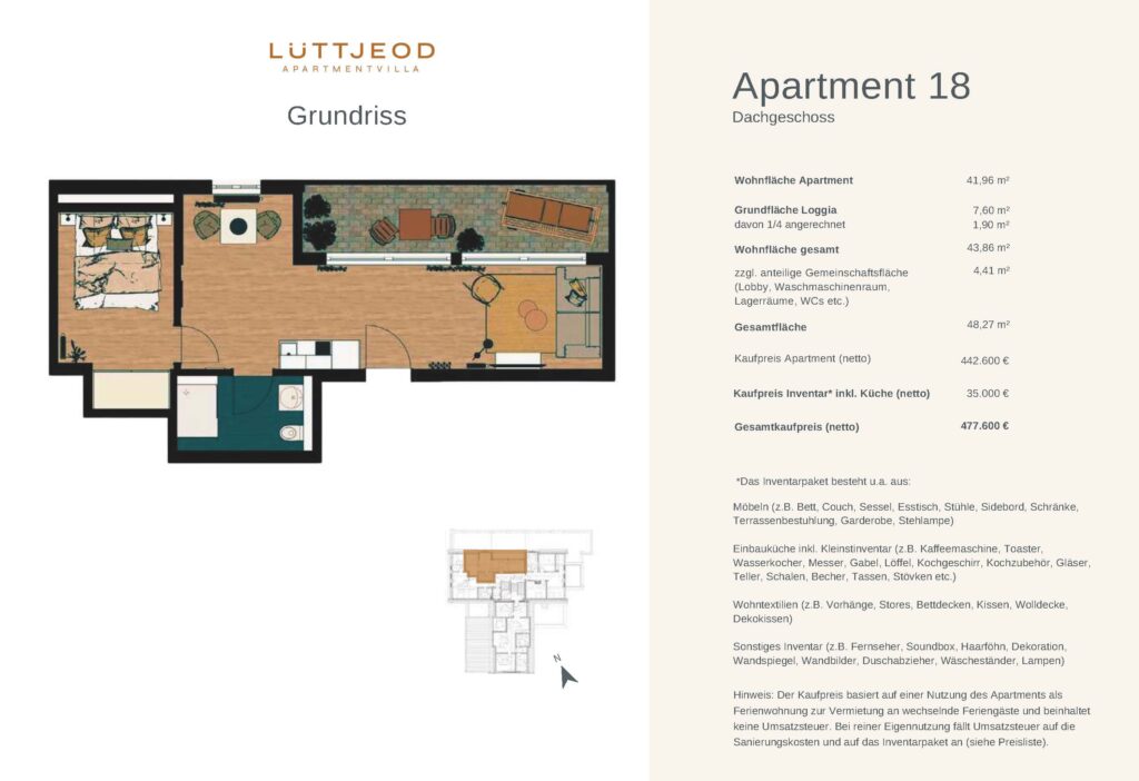 Apartment_18_Lüttjeod Preis+Grundriss
