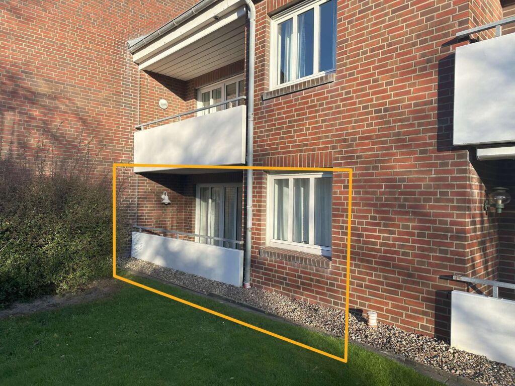 Ruhig gelegene Wohnung auf Langeoog: Außenansicht