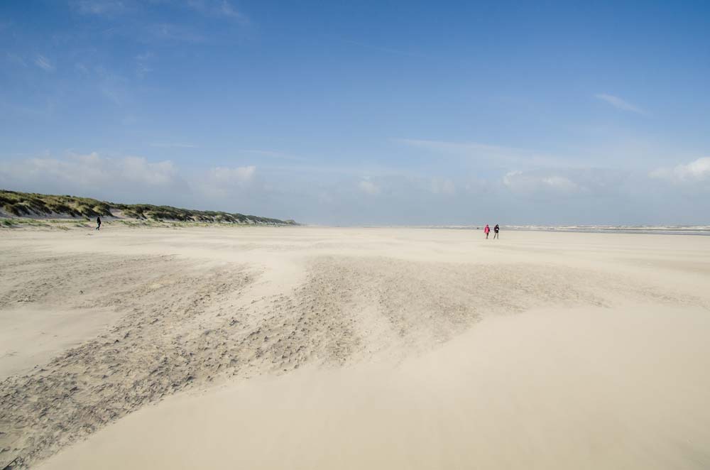 Breiter Sandstrand auf Langeoog