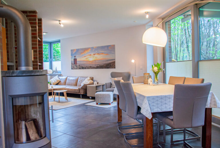 Essbereich Ferienwohnung Föhr