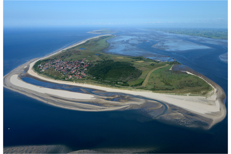 Langeoog Luftbildaufnahme