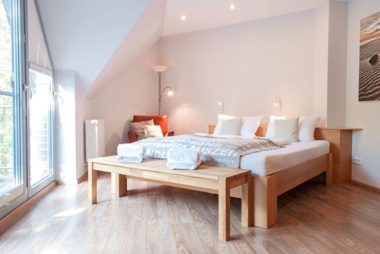 Schlafzimmer Ferienwohnung Föhr