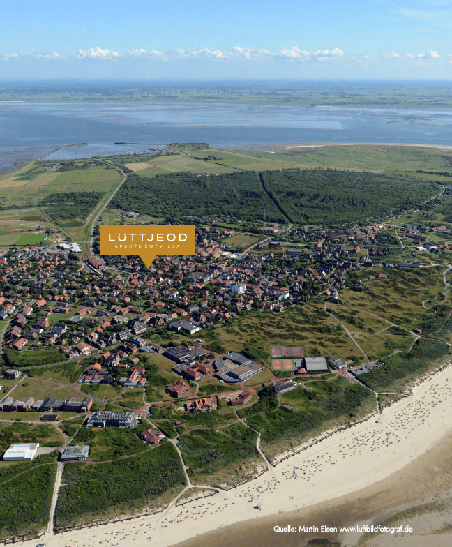 Lüttjeod Langeoog Lageplan Luftbild